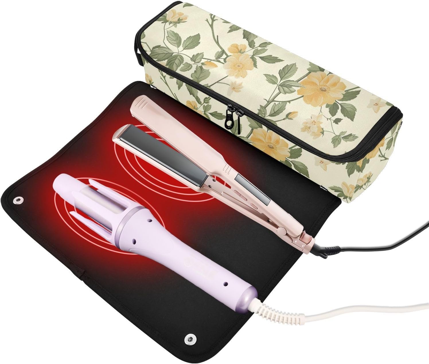 Sac de voyage pour outils de cheveux chauds : protection élégante et pratique pour vos fers à lisser et à friser – Image 2