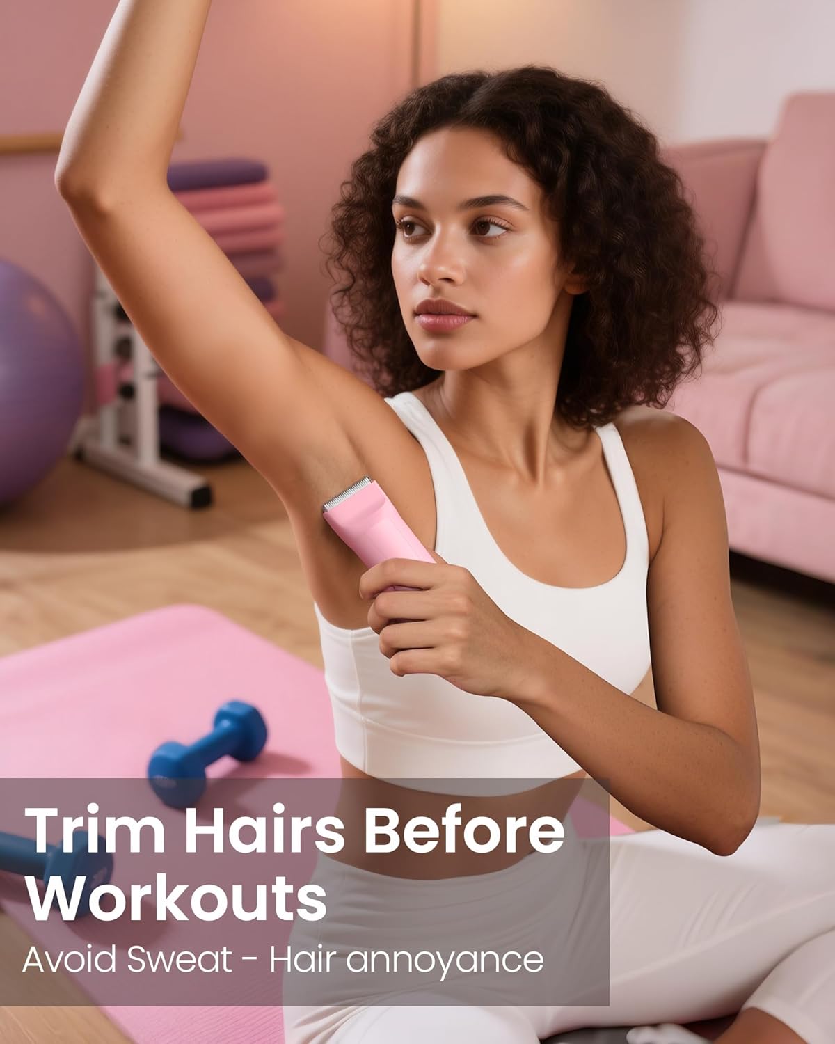 Rasoir intime électrique pour femmes - 2 en 1, sans douleur – Image 7