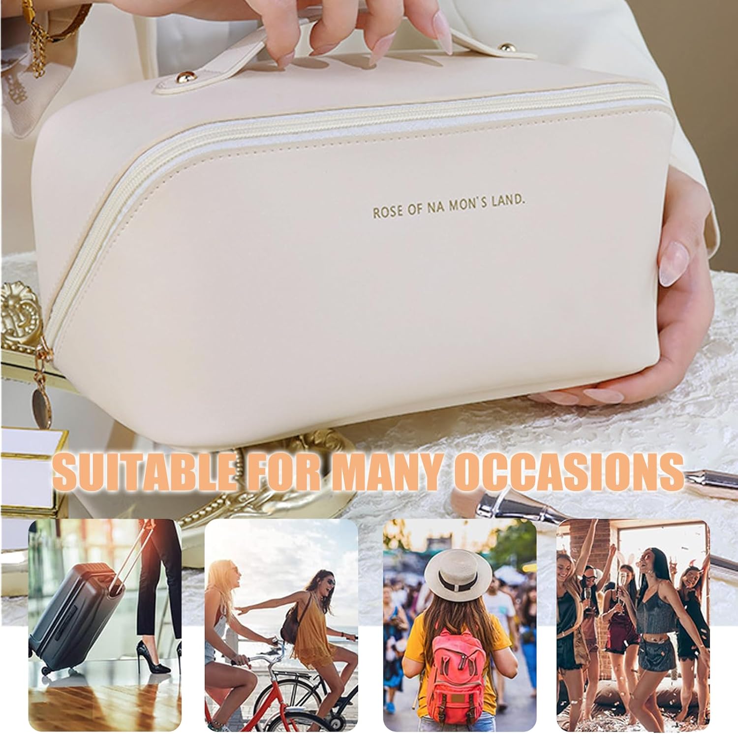 Grande Trousse de Maquillage Voyage Élégante et Pratique – Image 7