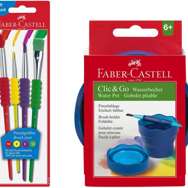 Set de peinture 5 pièces : idéal pour les élèves et les artistes en herbe