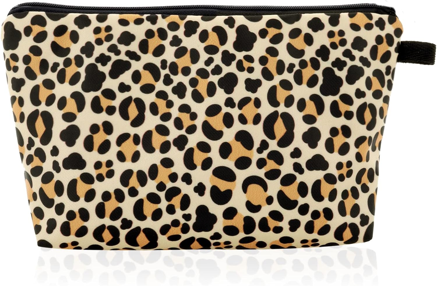 Trousse de maquillage léopard jaune : l'organisateur idéal pour les femmes en voyage