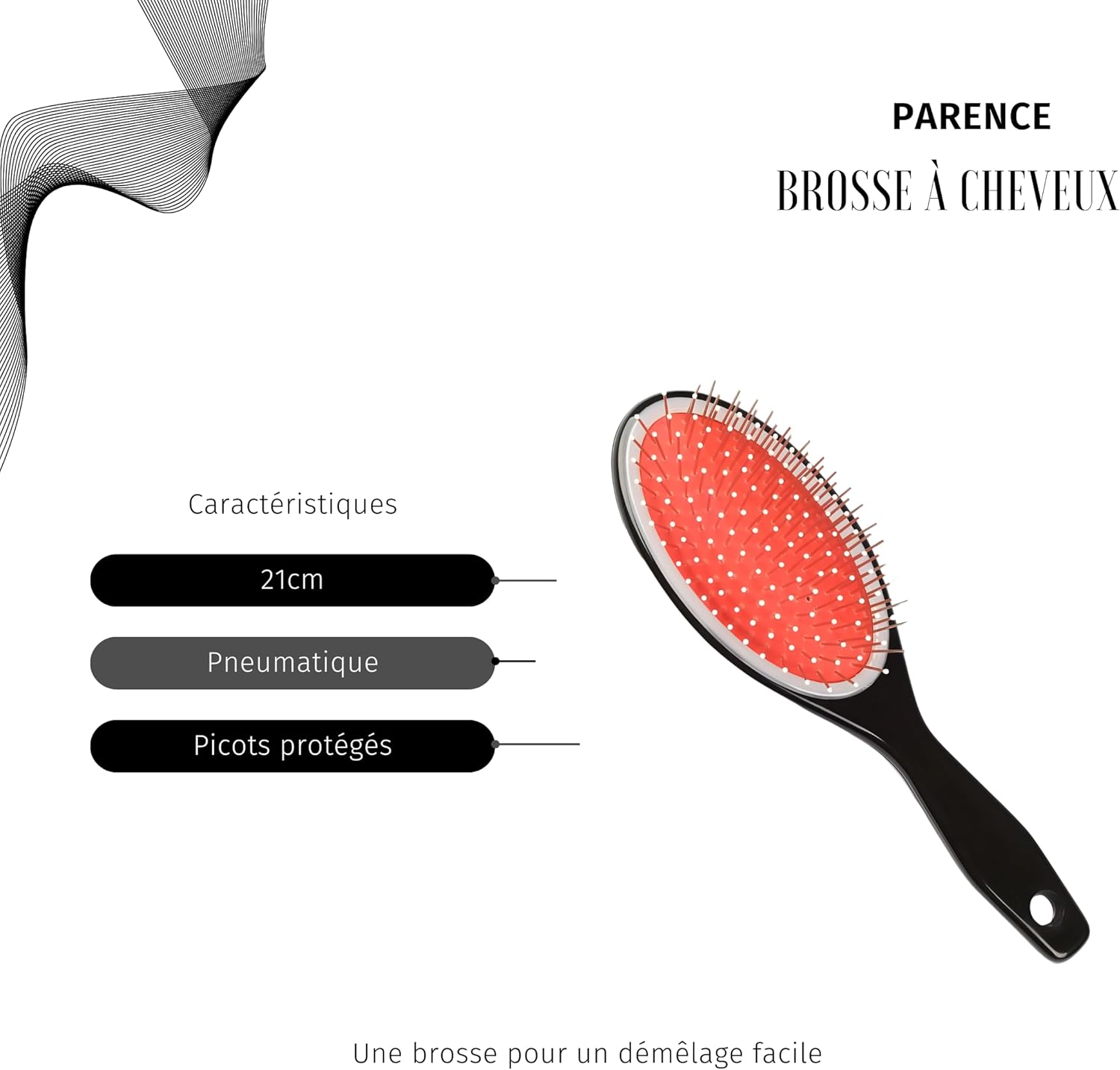 Brosse à cheveux démêlante : l'outil idéal pour des cheveux soyeux et sans nœuds – Image 2
