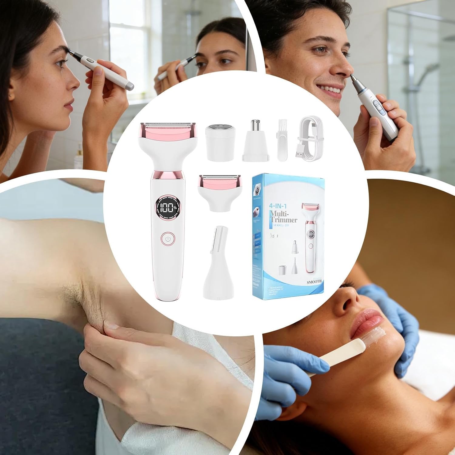 Rasoir Électrique Tondeuse Bikini - Pour Femmes, Précision et Confort – Image 4