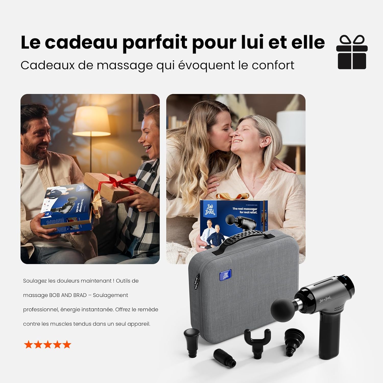 Pistolet de Massage Ultra Silencieux pour Récupération Puissance 4000mAh et Amplitude de 10mm – Image 8