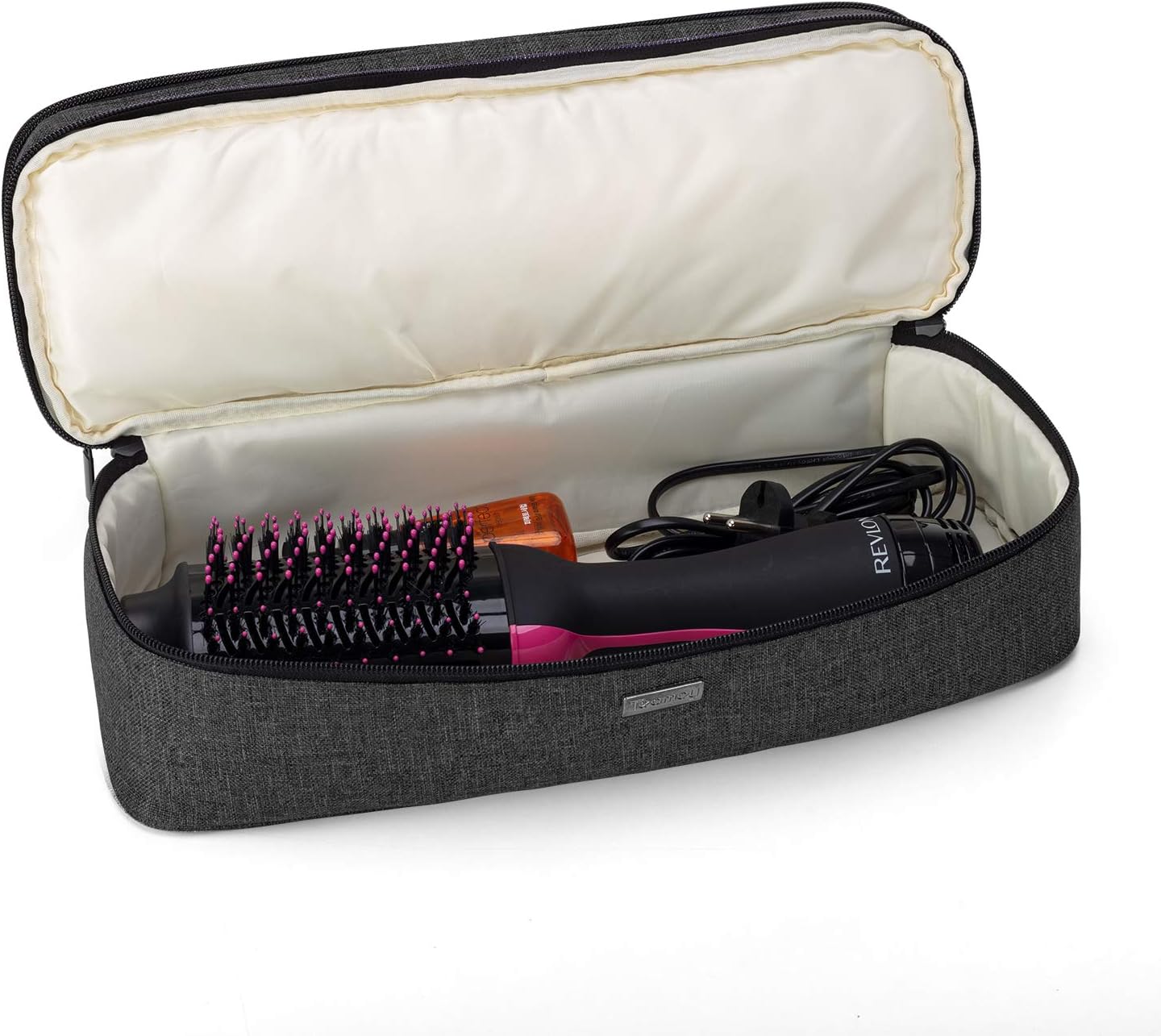 Étui pour brosse sèche cheveux : pochette de voyage élégante pour les professionnels Optimisez votre rangement avec ce sac compatible Steampod et REVLON – Image 5