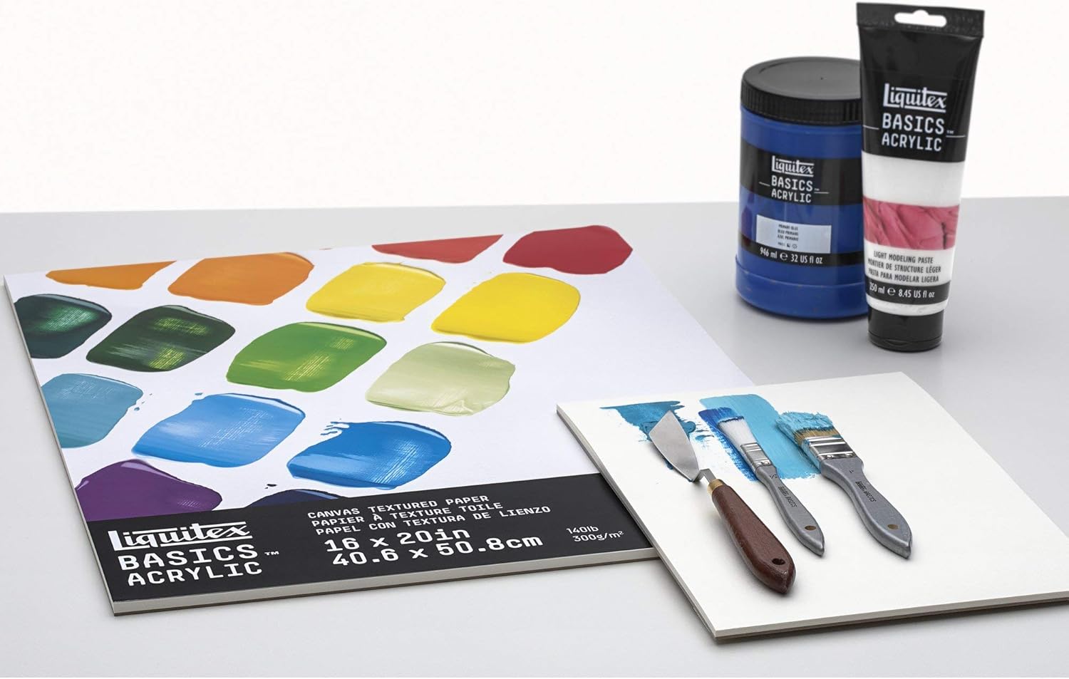 Pinceaux Liquitex pour peintures acryliques : set de 3 en soie de porc naturelle pour artistes exigeants – Image 4