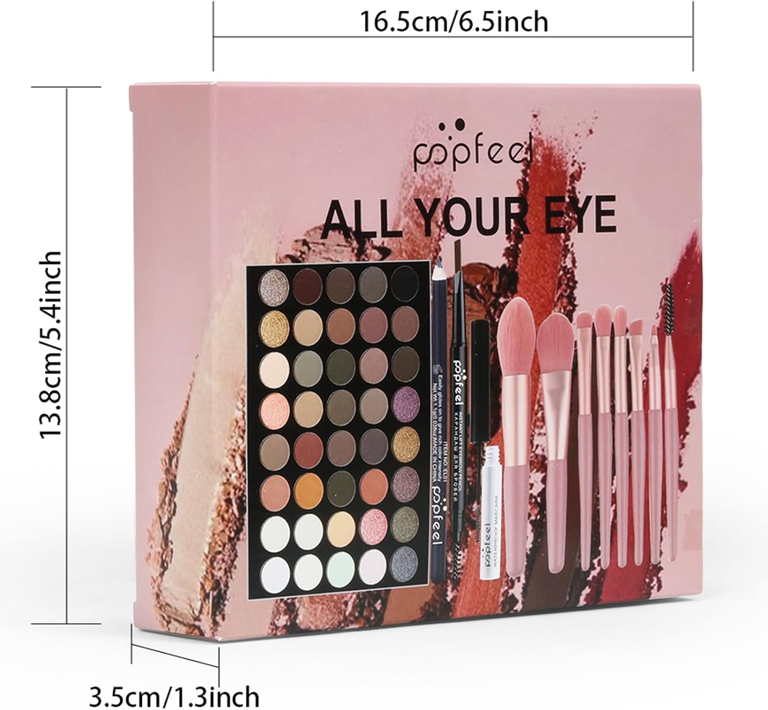 Kit de maquillage pour yeux : l'ensemble complet pour sublimer votre regard avec une palette de fards à paupières et des accessoires essentiels – Image 5