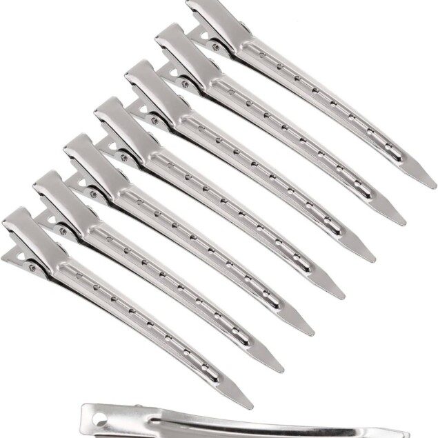 Pince crocodile cheveux 24 pièces : l'outil essentiel pour coiffure DIY des femmes et filles