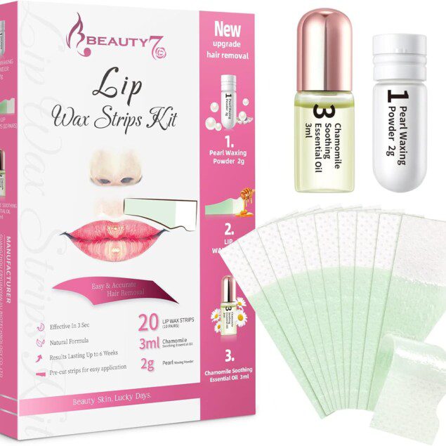 Bandes de cire froide dépilatoire pour les femmes : épilation efficace de la lèvre supérieure avec ingrédients apaisants