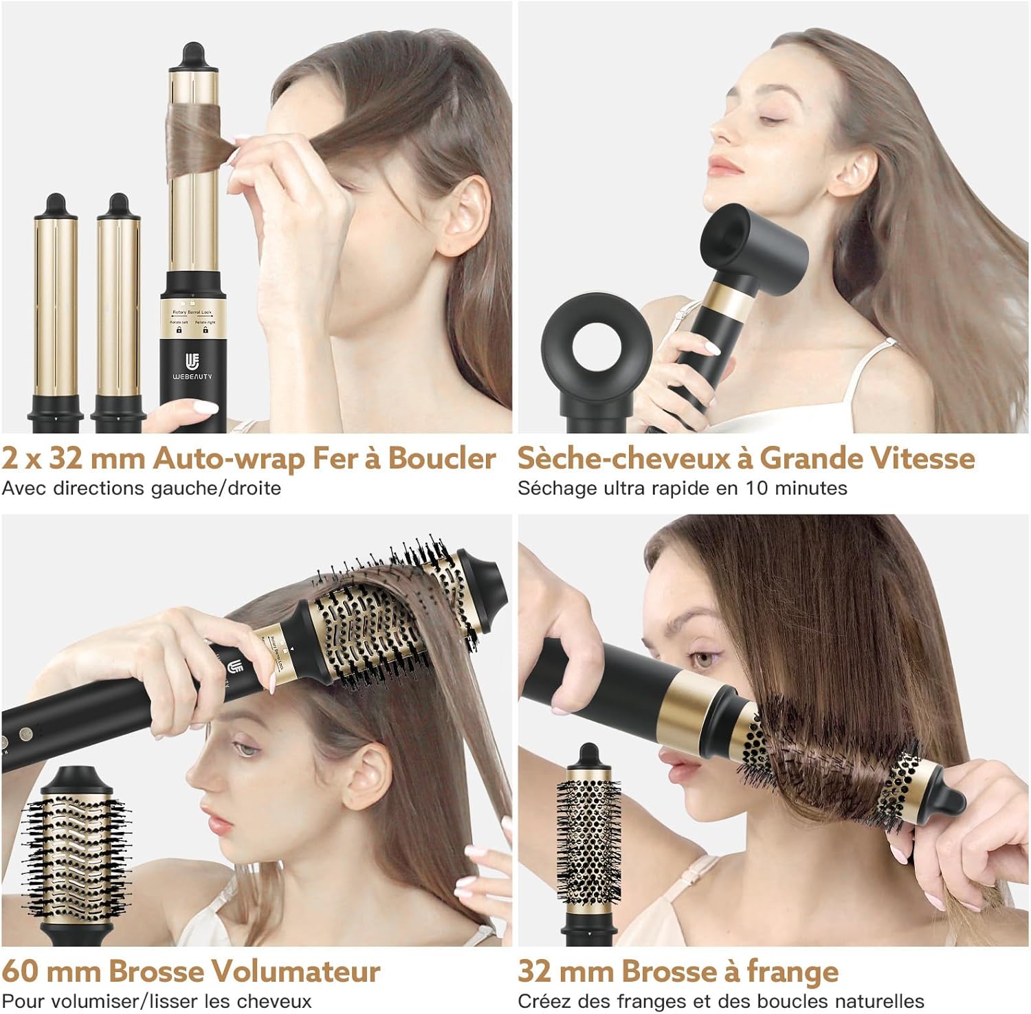 Brosse Soufflante 5 en 1 : Séchage Rapide et Volume – Image 4