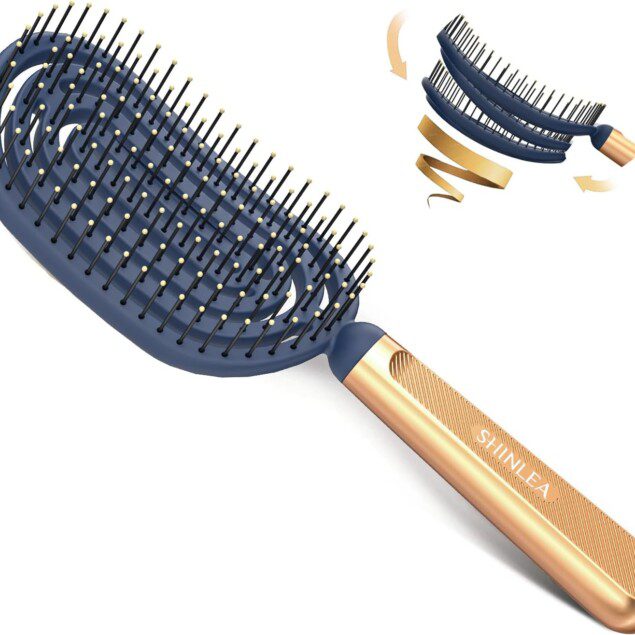 Brosse démêlante professionnelle pour femmes, hommes et enfants : le soin idéal pour cheveux mouillés, secs, longs et bouclés