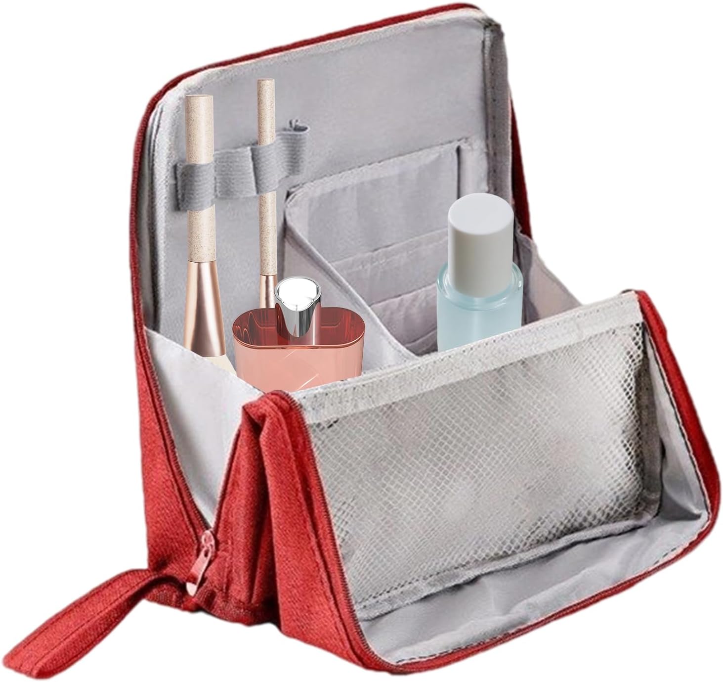 Sac de toilette format voyage : grande capacité imperméable pour le maquillage et les accessoires de beauté – Image 7