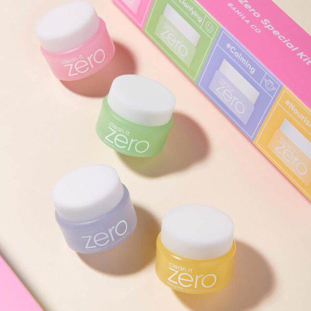Baume nettoyant Clean it Zero : kit de démarrage pour les amateurs de soins coréens, démaquillage doux et hydratation optimale