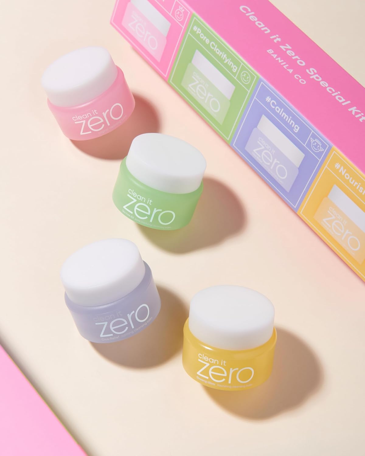 Baume nettoyant Clean it Zero : kit de démarrage pour les amateurs de soins coréens, démaquillage doux et hydratation optimale
