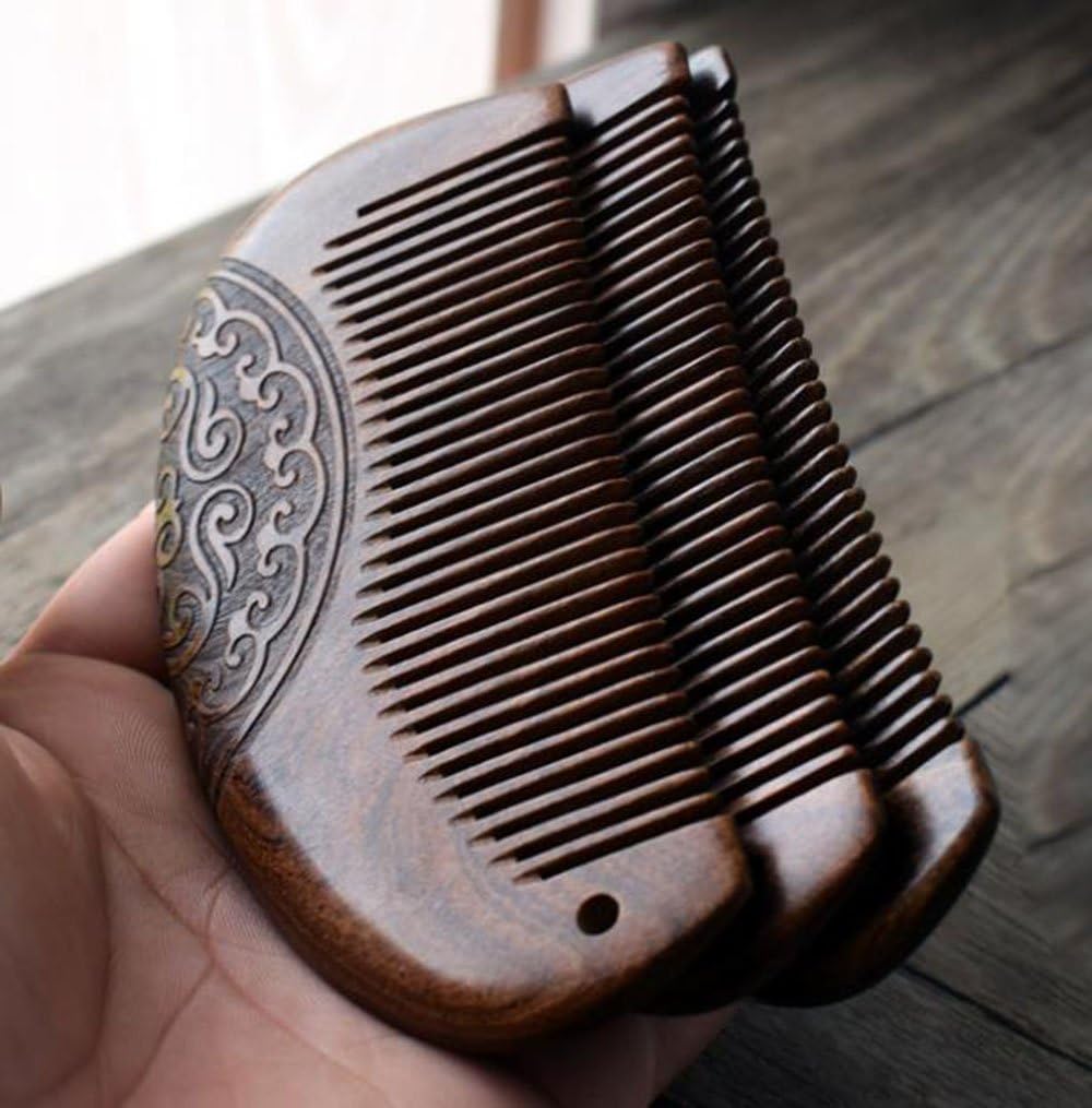Peigne en bois de santal : l’accessoire naturel antistatique pour des cheveux sublimes – Image 4
