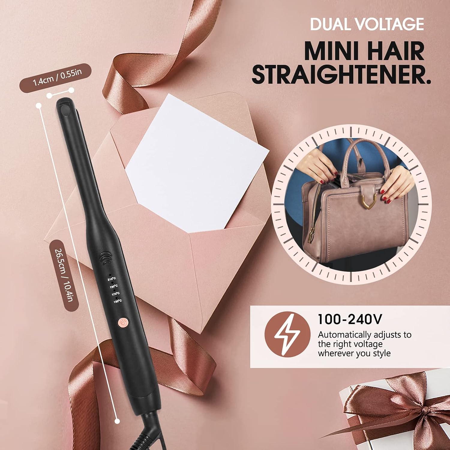 Mini lisseur pour cheveux courts : l'outil 2 en 1 indispensable pour un lissage parfait en toute simplicité – Image 7