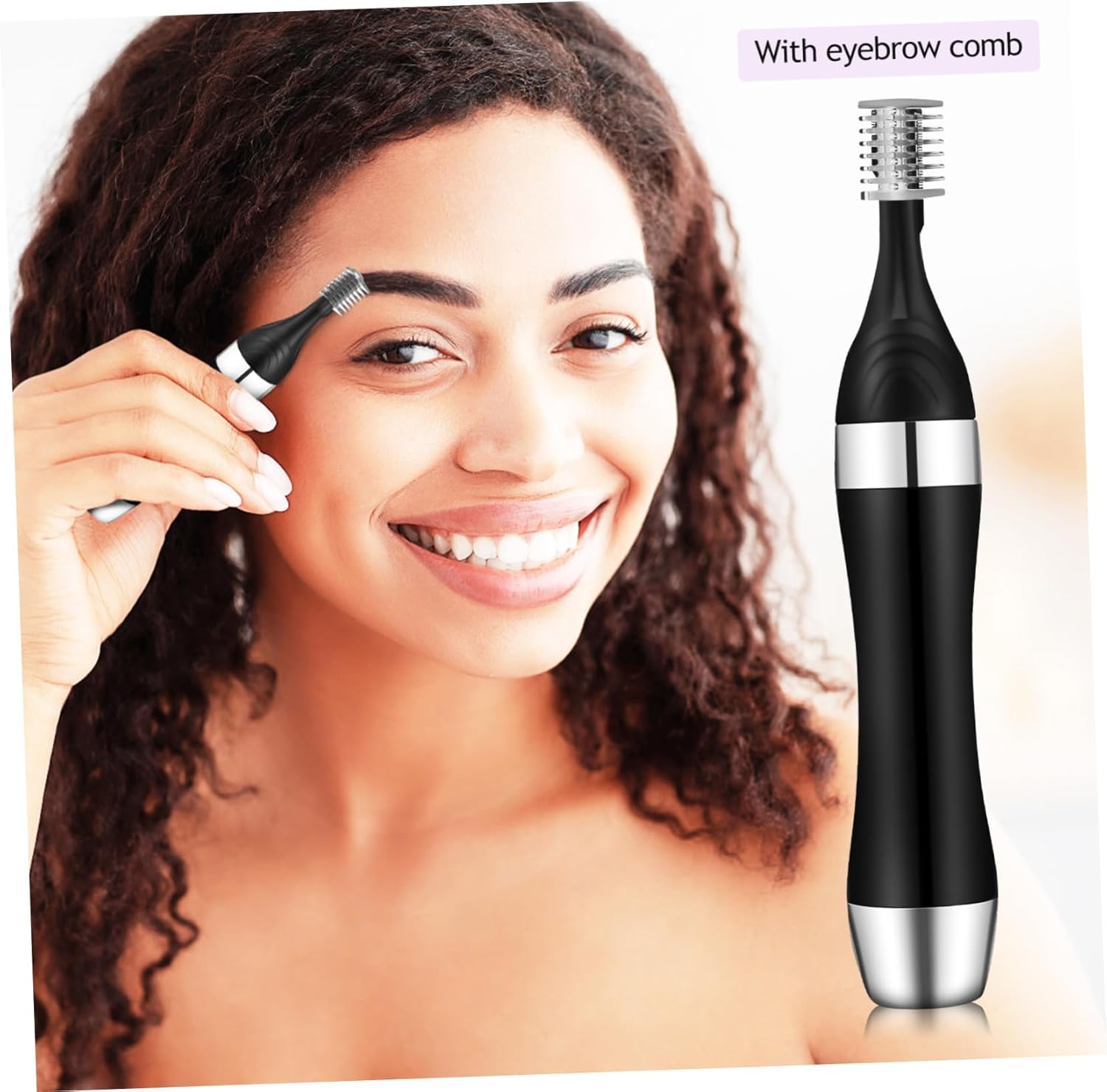 Tondeuse électrique à sourcils : épilateur de précision pour hommes, facile à utiliser et idéal pour un visage soigné – Image 3