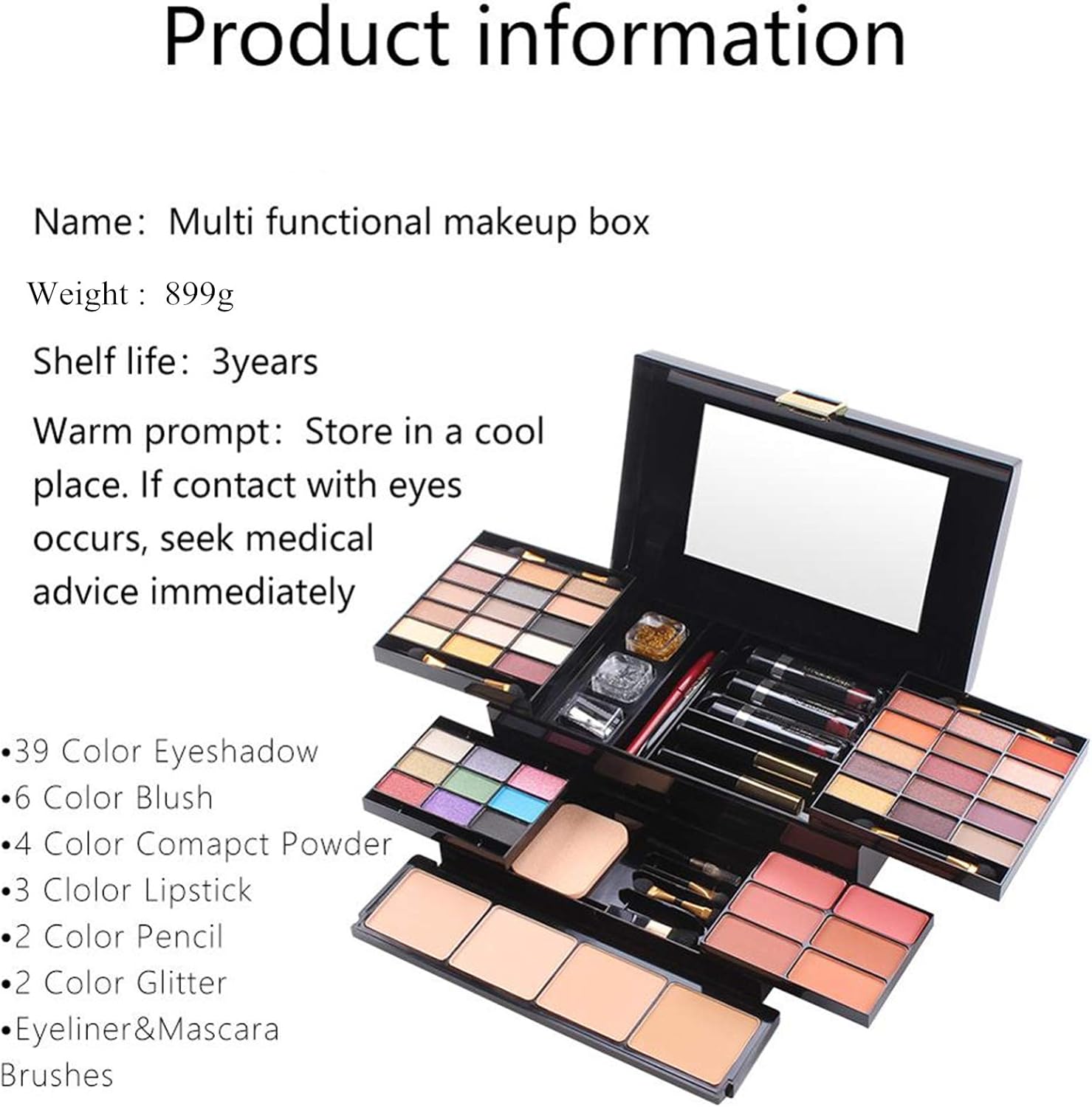 Kit de maquillage complet : 54 couleurs pour sublimer votre look au quotidien – Image 8