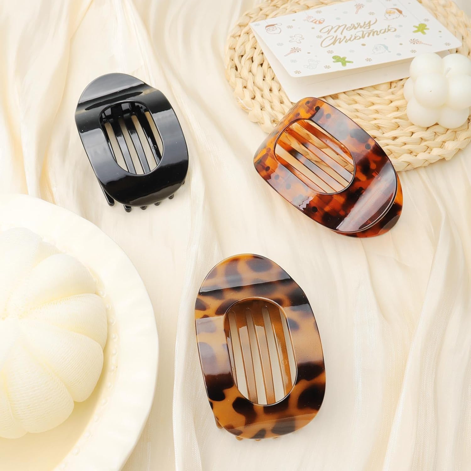 Pince à cheveux antidérapante pour femme : 3 pièces élégantes au motif léopard pour un maintien parfait – Image 7