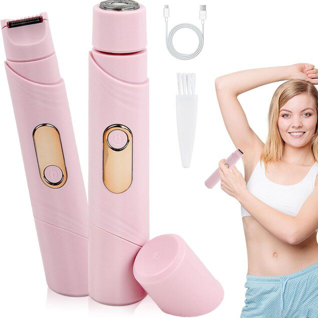 Rasoir Électrique Litinliv 2 en 1 pour Femmes - Doux & Pratique