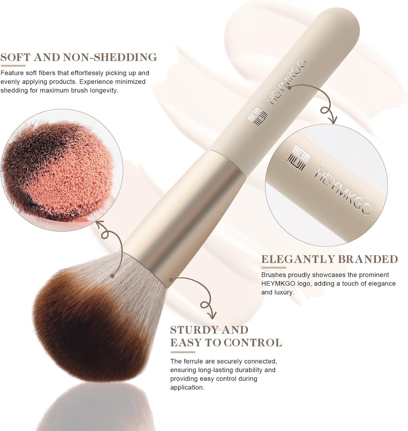 Pinceaux de maquillage professionnels : 18 pièces pour un teint parfait et un maquillage éclatant Découvrez des pinceaux synthétiques doux et sans cruauté avec un coffret cadeau élégant, idéal pour les passionnées de beauté – Image 4