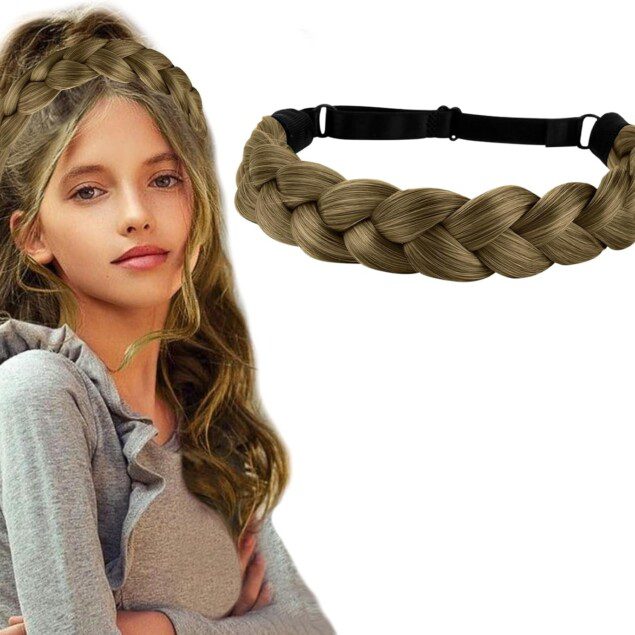 Bandeau tressé classique épais : l'accessoire beauté incontournable pour femmes et filles