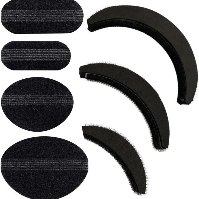 Coussins de cheveux bouffants invisibles : un lot de 7 accessoires pour les coiffures volumineuses et élégantes