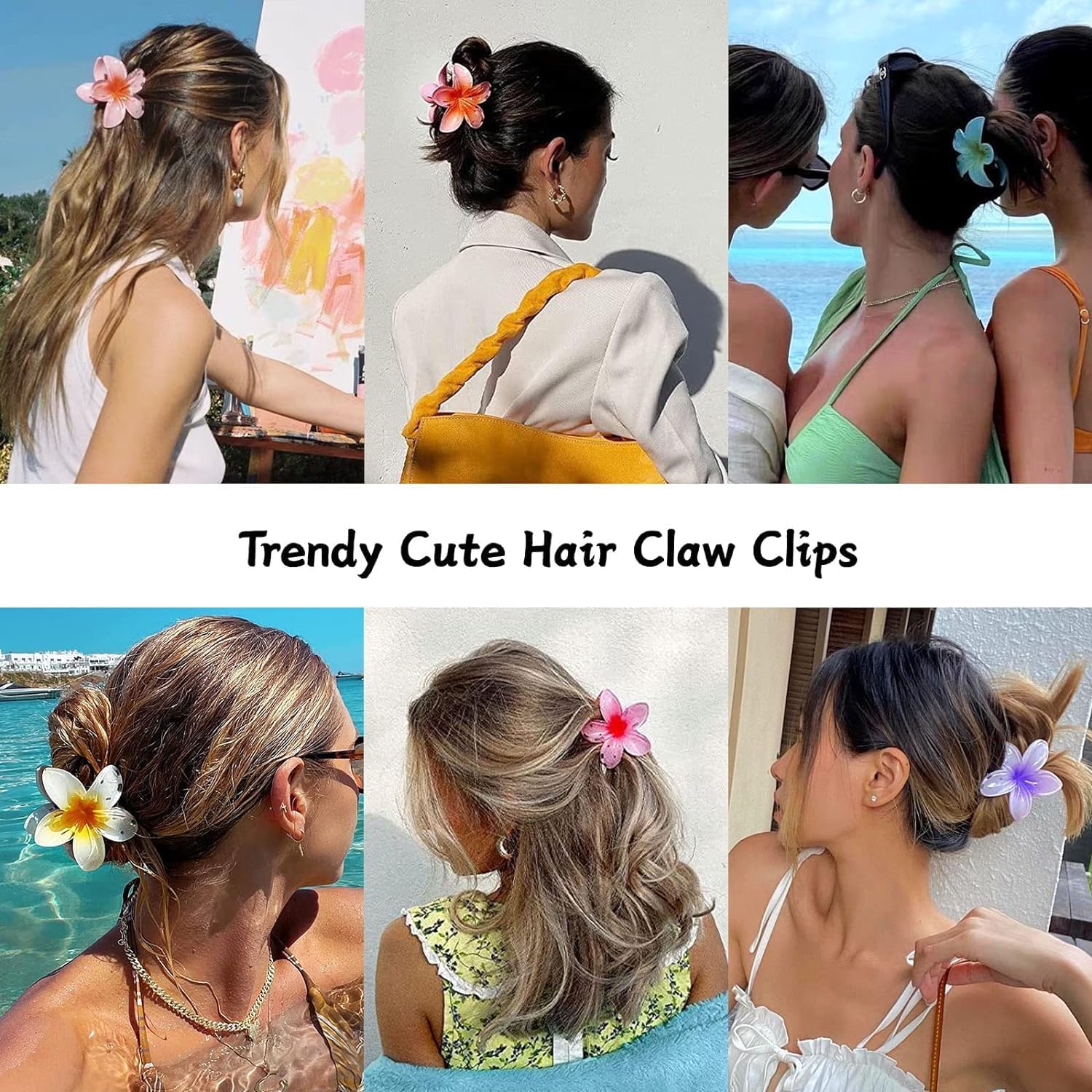 Éblouissantes Pinces à Cheveux Florales Hawaïennes – Image 7
