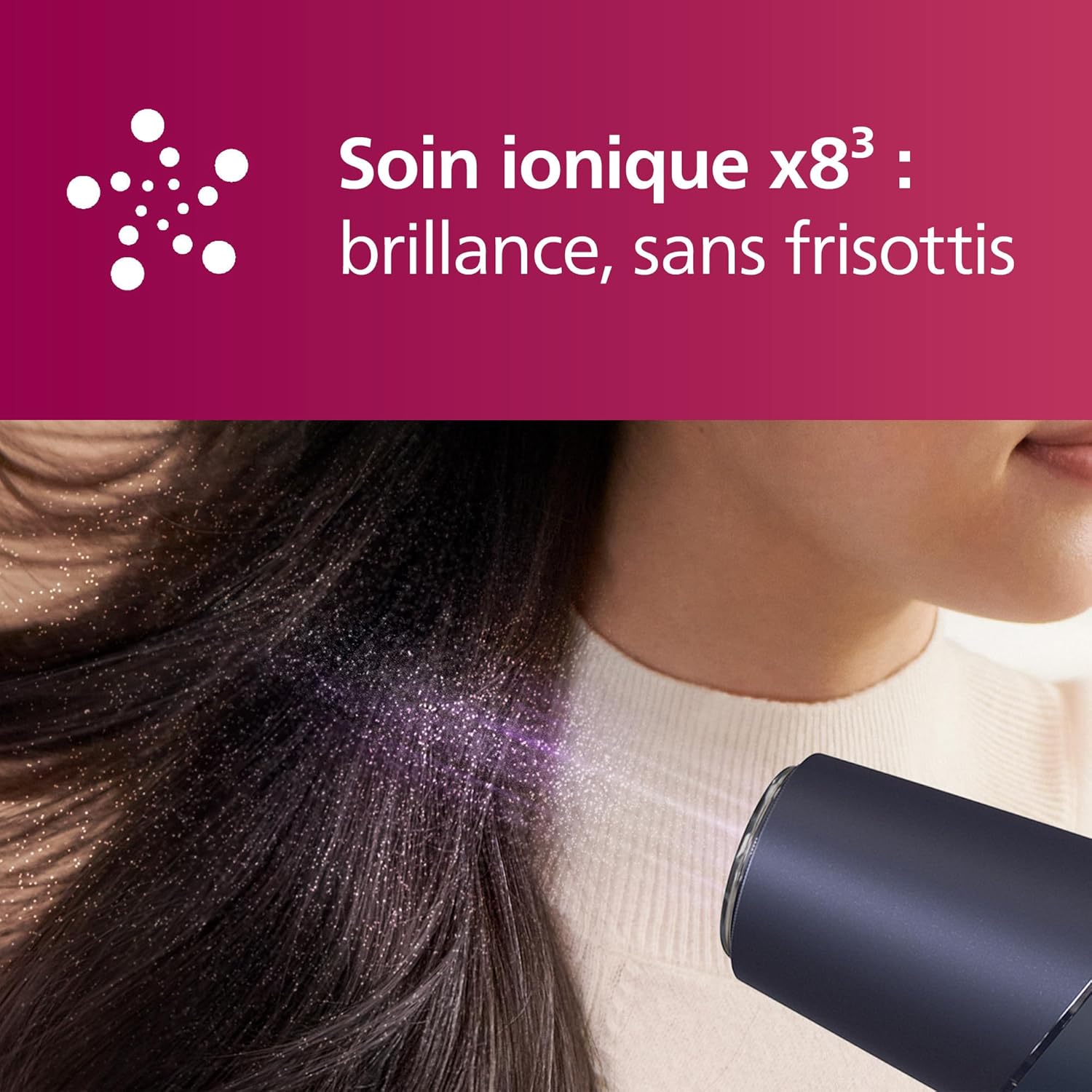 Sèche-cheveux ionique Philips 5000 Series : performance optimale pour un coiffage parfait Découvrez la technologie ThermoShield pour protéger vos cheveux tout en les stylisant – Image 5