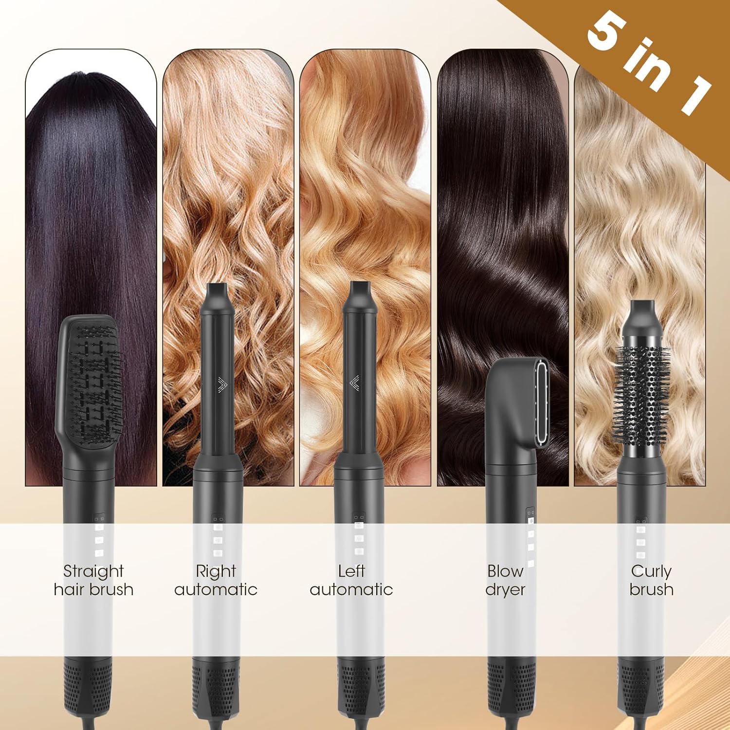 Style Éblouissant : Brosse Soufflante 5 en 1 – Image 2