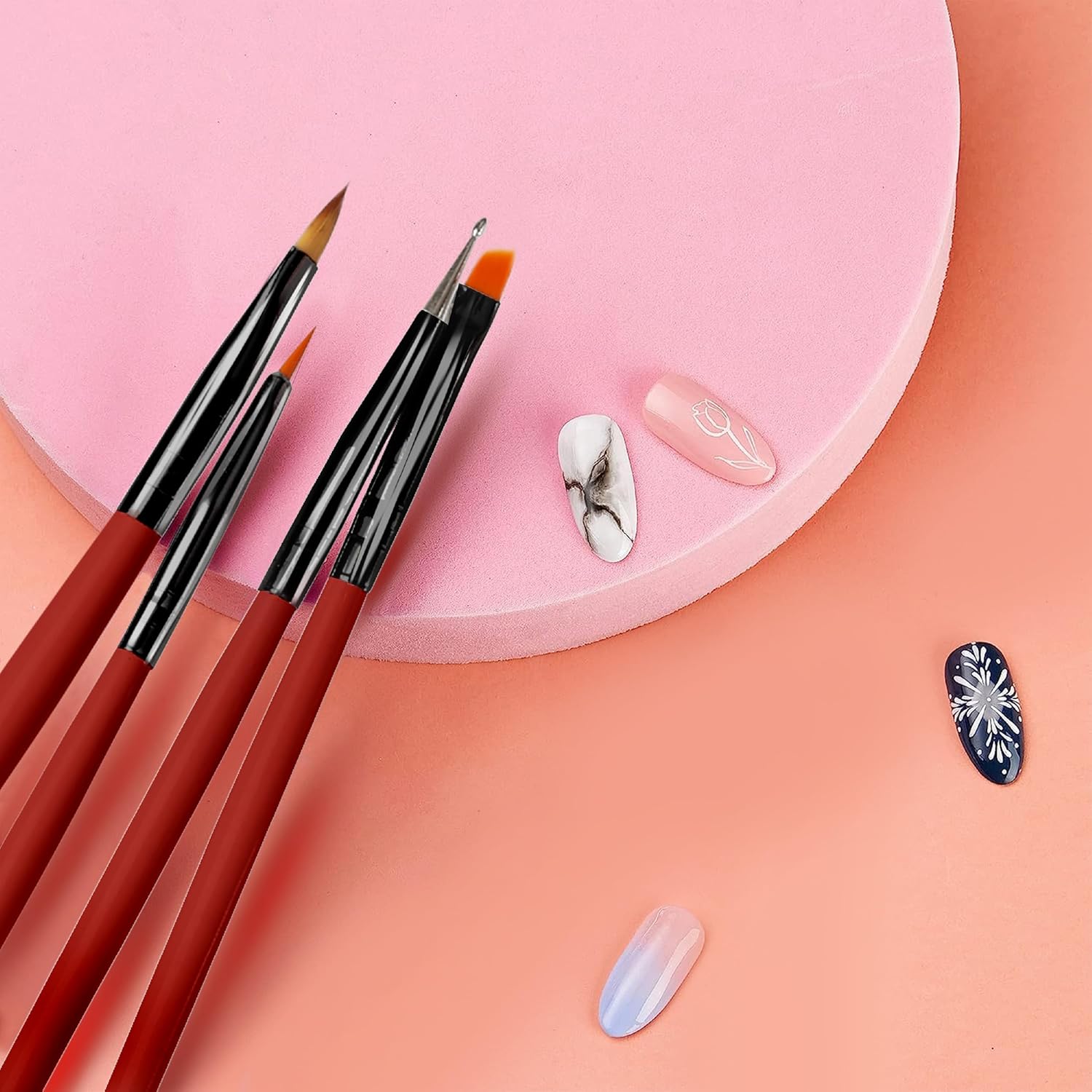 Pinceau nail art : 20 pièces idéales pour débutants et professionnels, pour réaliser des détails impeccables sur vos ongles – Image 2