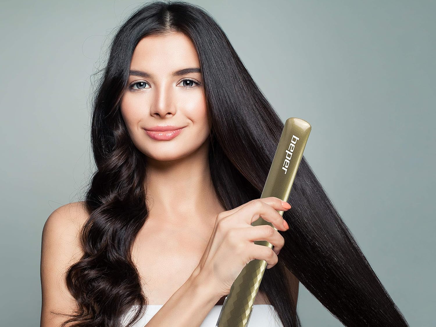 Lisseur cheveux avec température réglable : l'outil idéal pour des coiffures parfaites Pour tous types de cheveux, créez des looks élégants et durables en un clin d'œil – Image 9