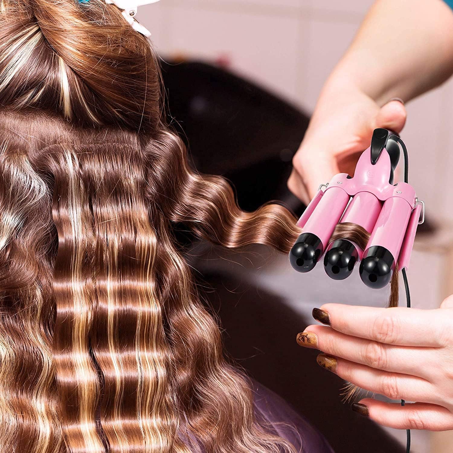 Bigoudi : le fer à friser en céramique pour des vagues glamour et durables Découvrez le Waver Curling Tourmaline Curler, l'outil idéal pour un coiffage élégant et personnalisé, parfait pour les passionnées de coiffure – Image 4