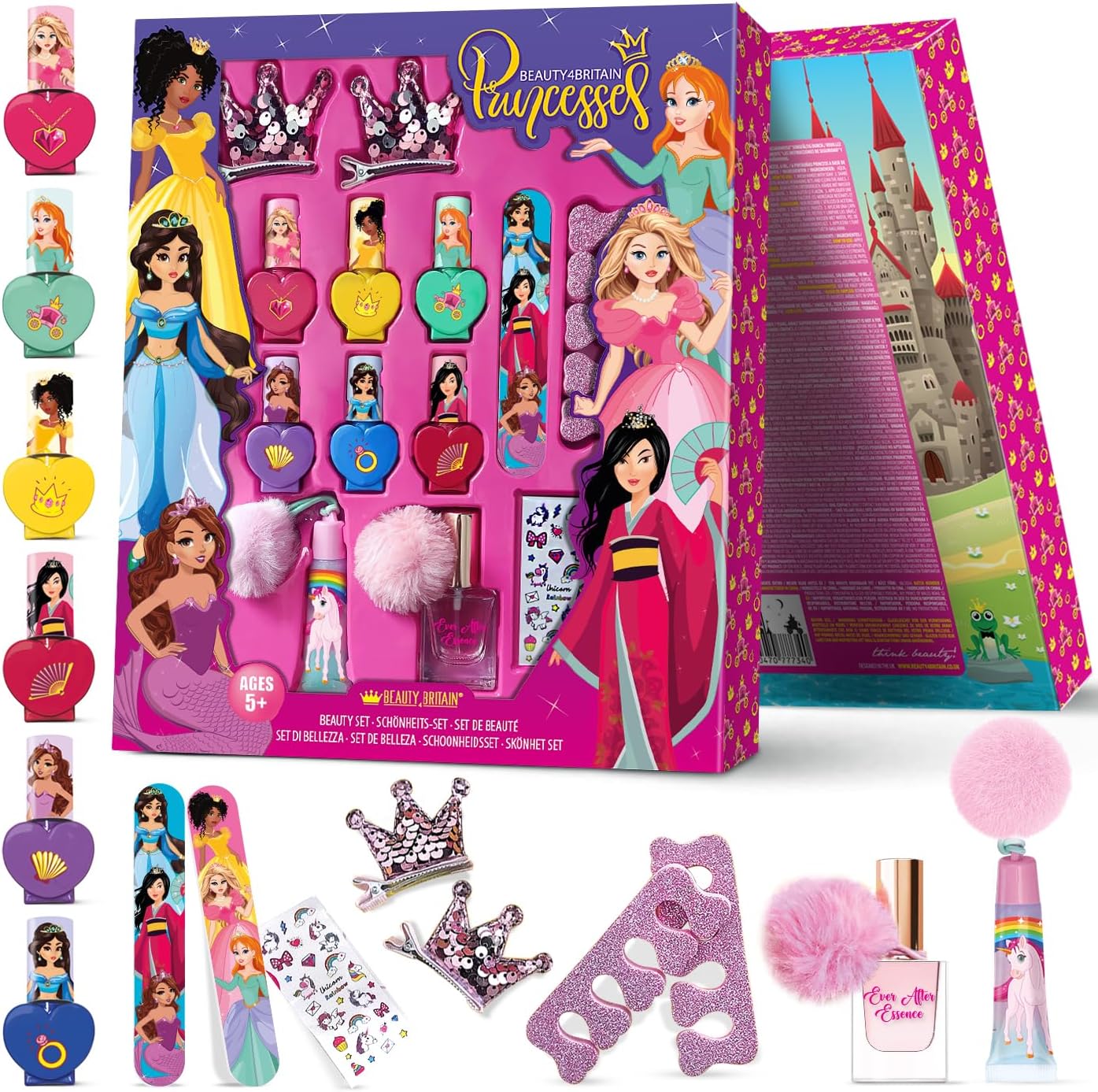 Ensemble de beauté pour enfants : 6 vernis à ongles non toxiques et pelables à l'arôme de fraise pour des moments glam