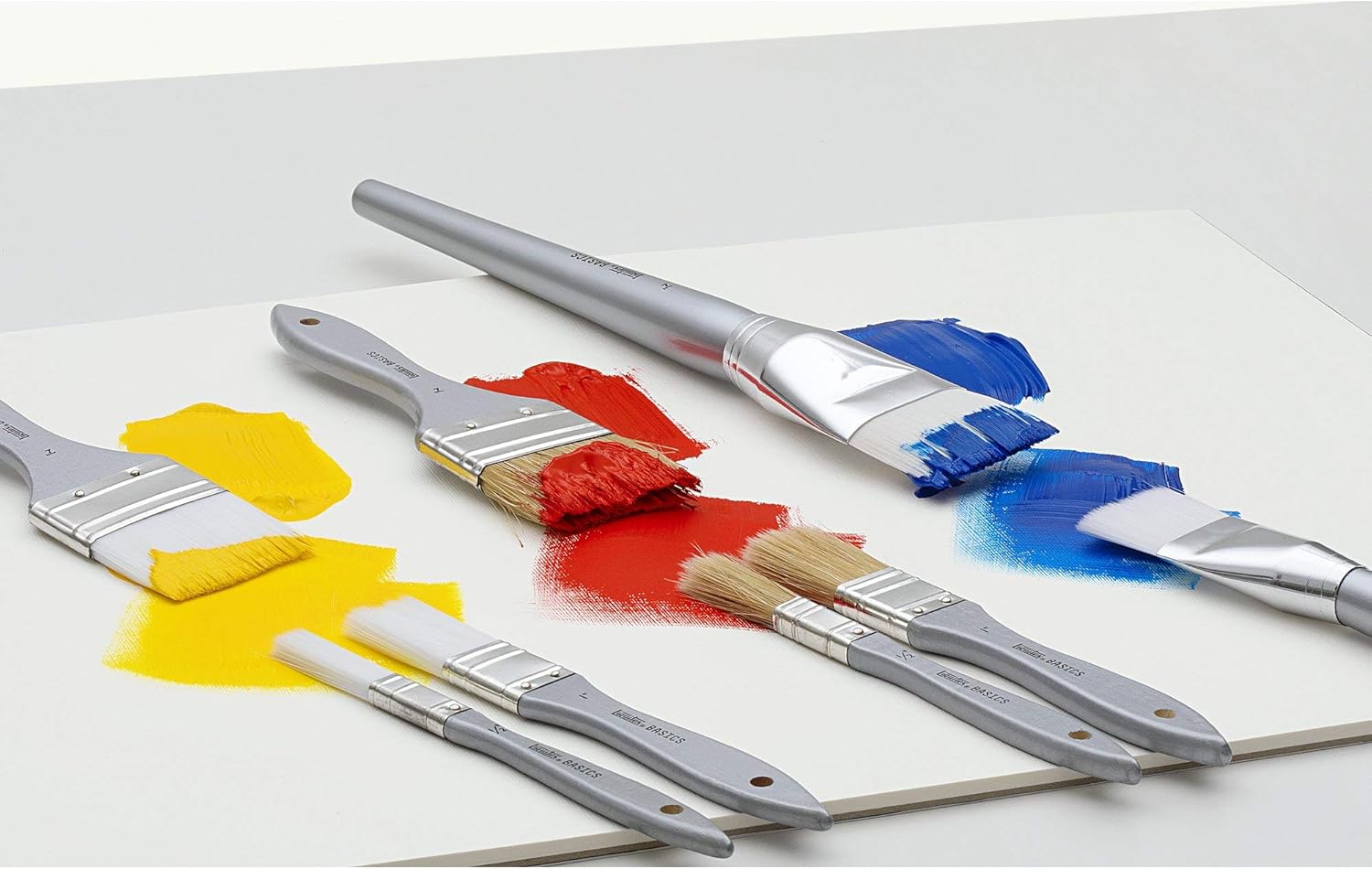 Pinceaux Liquitex pour peintures acryliques : set de 3 en soie de porc naturelle pour artistes exigeants – Image 6