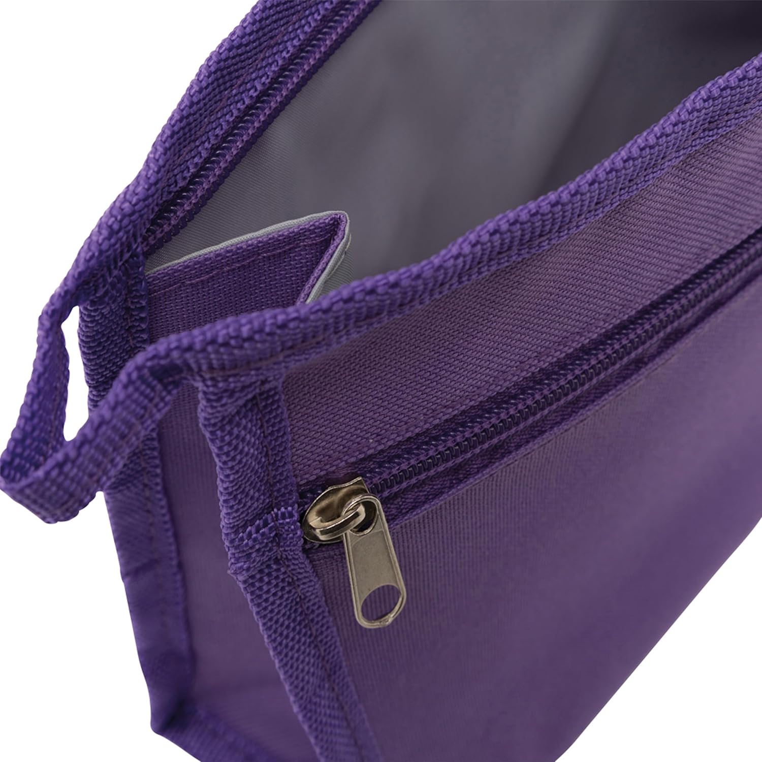 Trousse de toilette pliable pour voyageurs : élégance et praticité en violet moderne – Image 3