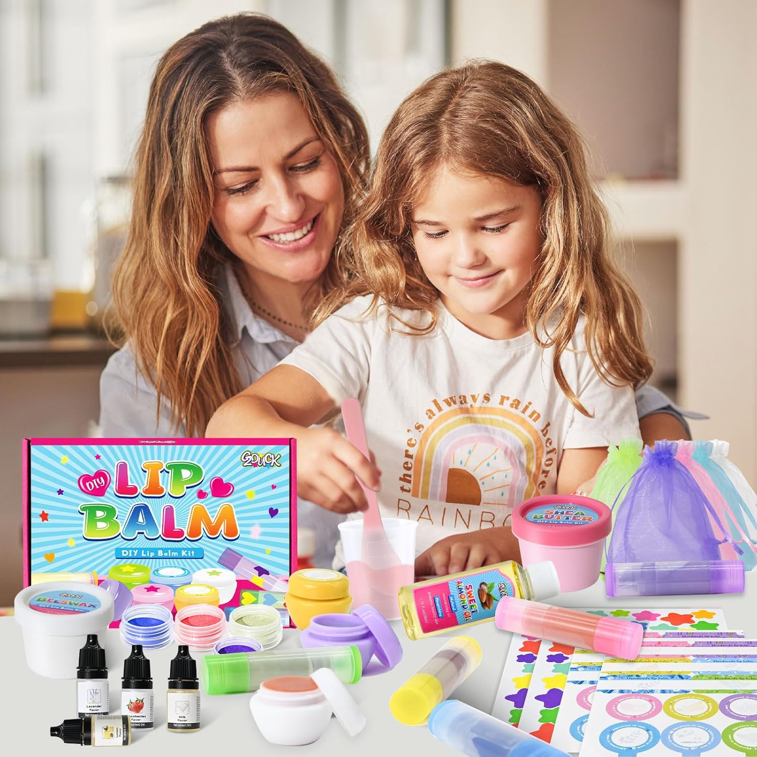 Kit de fabrication de gloss à lèvres hydratant : une activité créative et amusante pour filles et femmes – Image 6