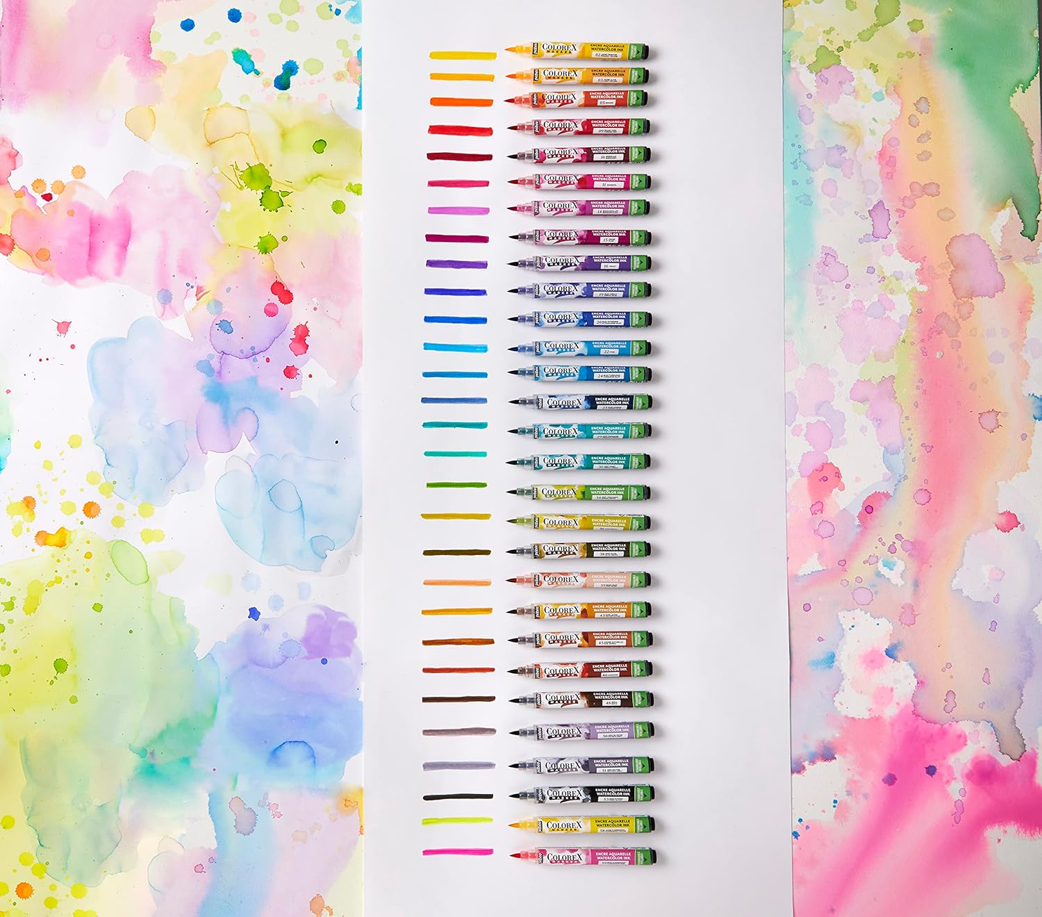 Marqueurs vides rechargeables : le set parfait pour artistes polyvalents, offrant 56 couleurs éclatantes et une pointe-pinceau pour tous vos supports – Image 5