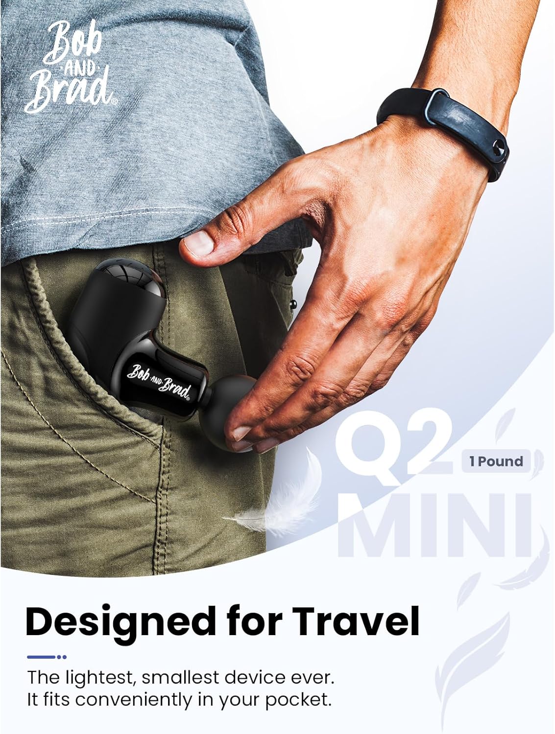 Pistolet de Massage Mini: Soulagement Musculaire Instantané – Image 2