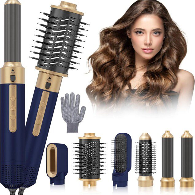 Brosse Chauffante 6 en 1 : Sèche-Cheveux Révolutionnaire