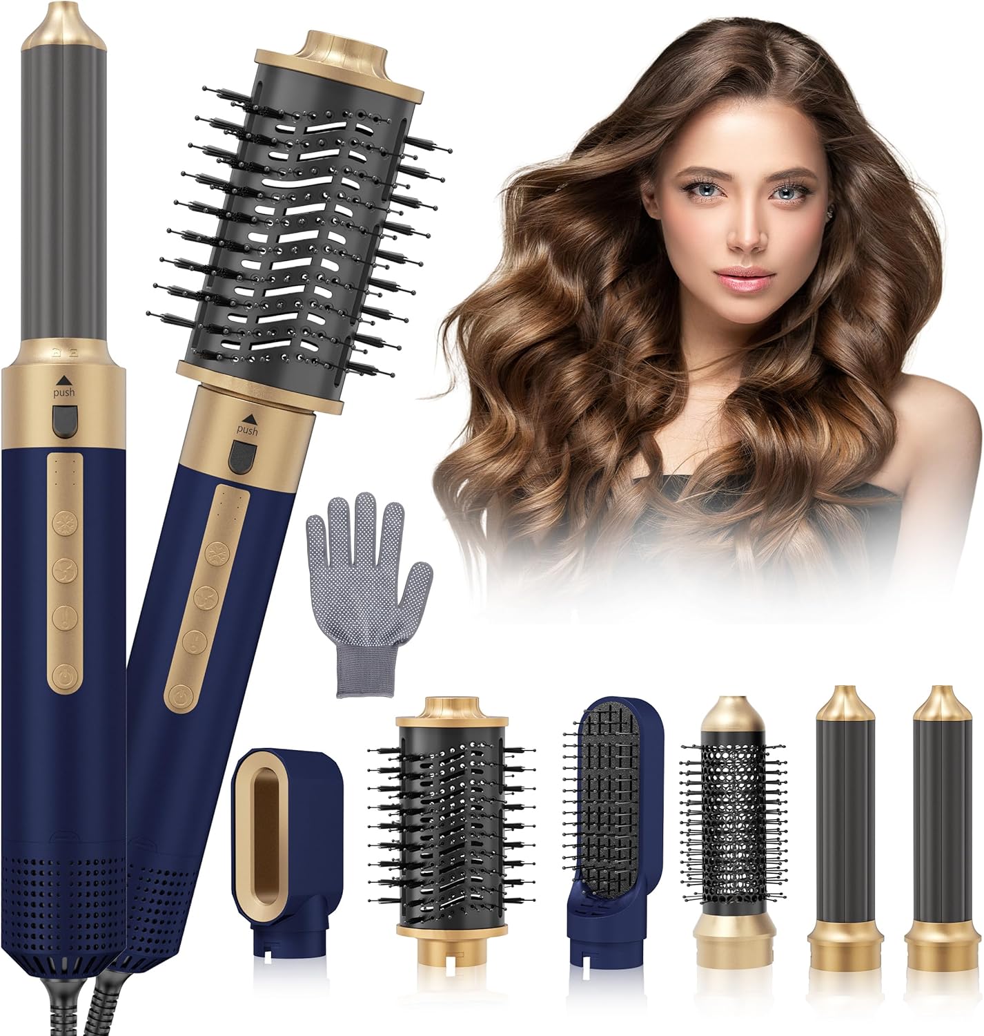 Brosse Chauffante 6 en 1 : Sèche-Cheveux Révolutionnaire
