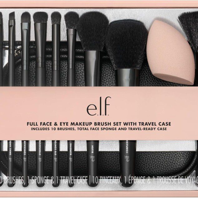 Lot de 11 pinceaux de maquillage pour un teint impeccable et des yeux sublimés : l'outil idéal pour les passionnés de beauté végétalienne et éthique