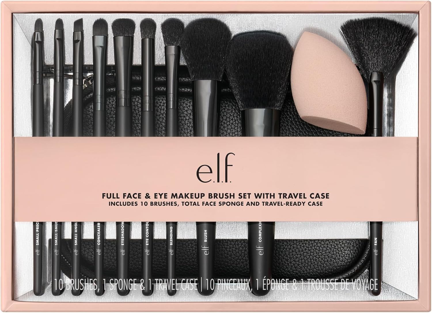 Lot de 11 pinceaux de maquillage pour un teint impeccable et des yeux sublimés : l'outil idéal pour les passionnés de beauté végétalienne et éthique