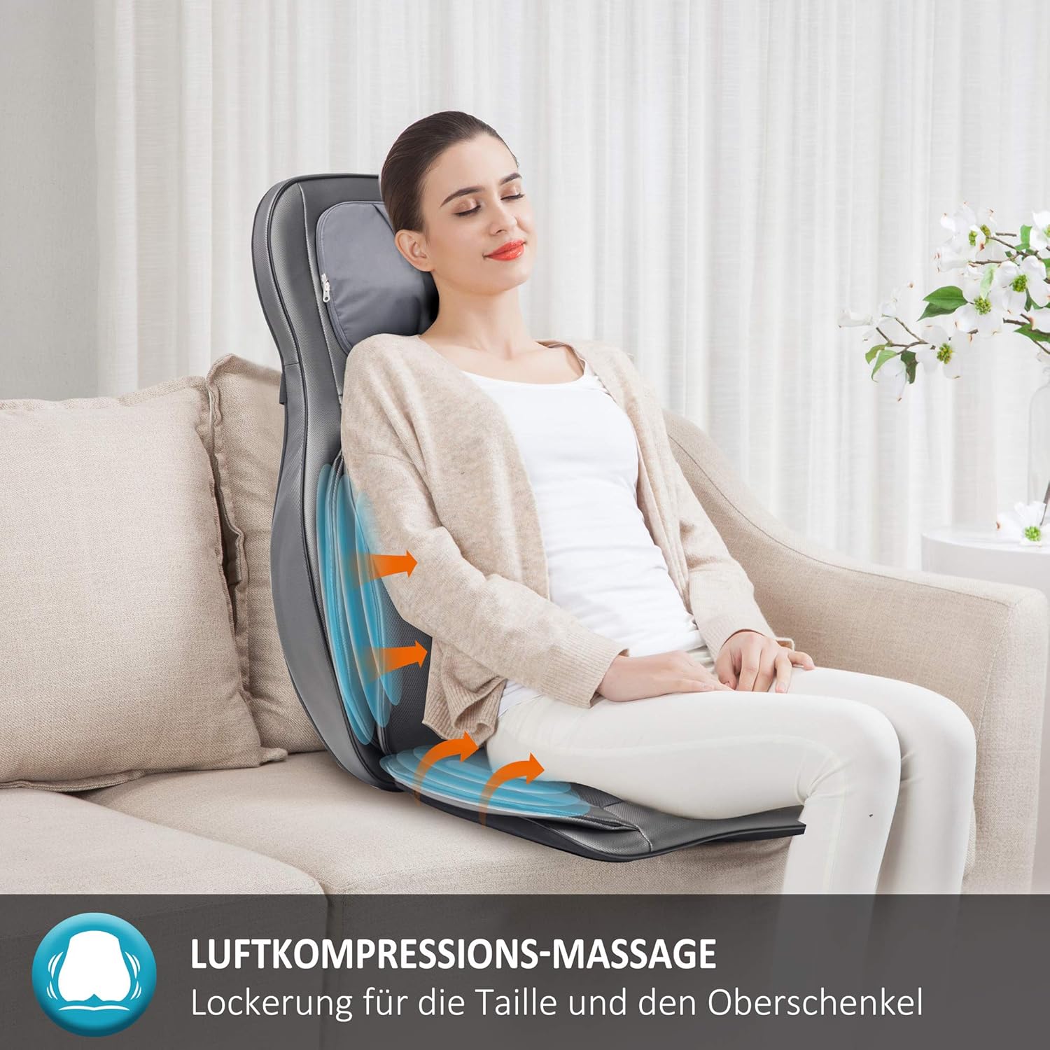 Siège massant shiatsu le confort ultime pour le dos et le cou de — free download