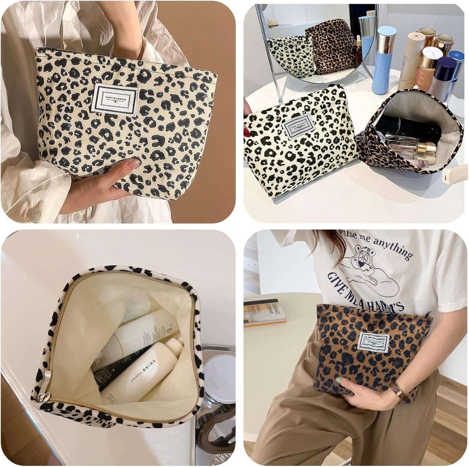 Trousse de toilette léopard : l'accessoire multifonction idéal pour les filles en voyage – Image 7