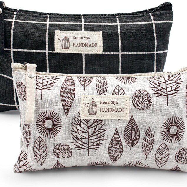 Sac cosmétique en toile : trousse de maquillage multi-fonctionnelle pour les voyages et le fitness