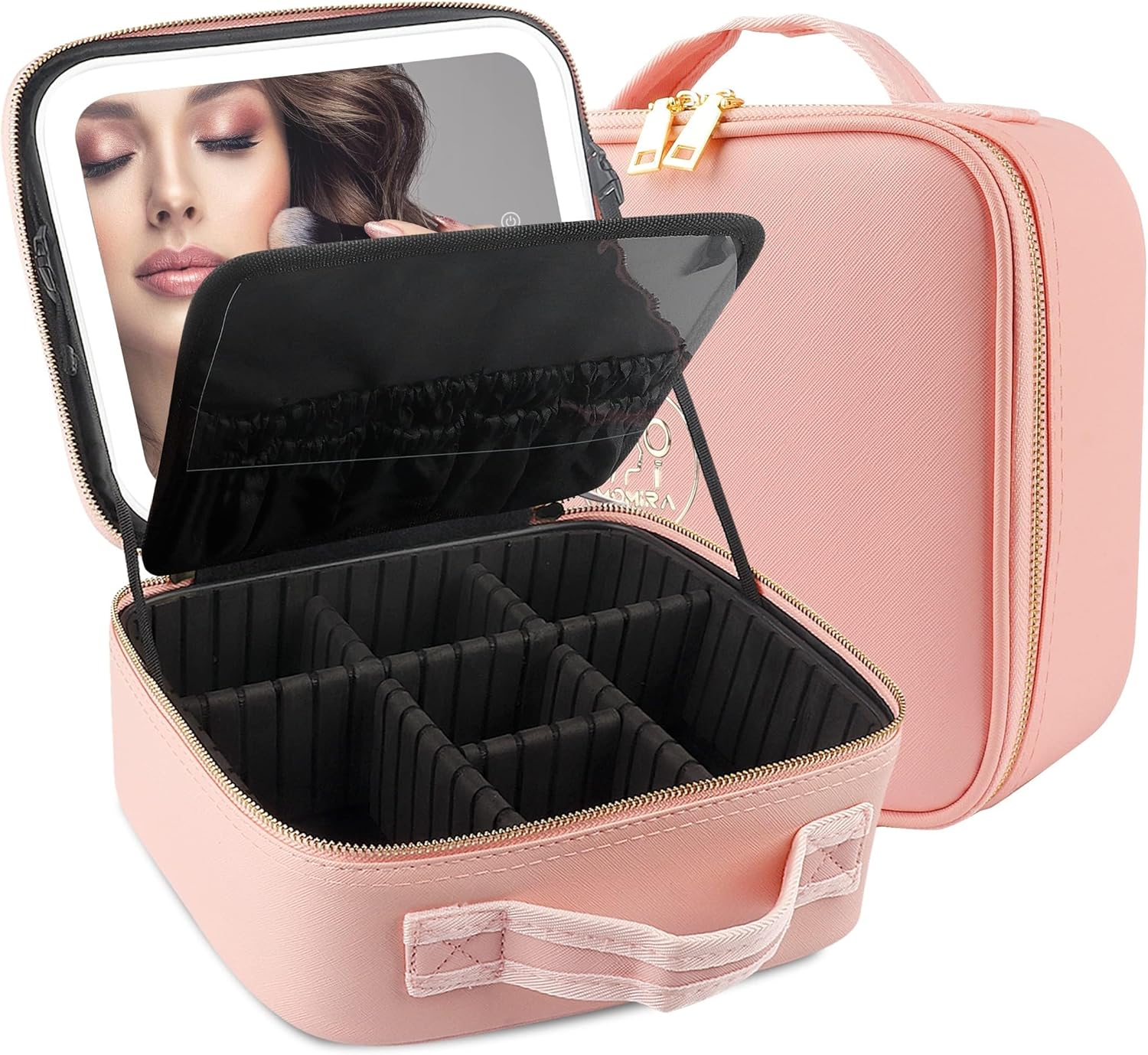 Make-up-tasche avec miroir et lumière : l'accessoire parfait pour les passionnées de maquillage