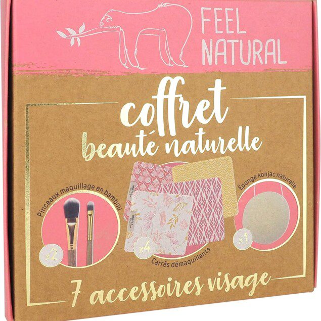 Coffret beauté naturelle : 7 accessoires essentiels pour soin visage et maquillage, l'idée cadeau parfaite pour femme