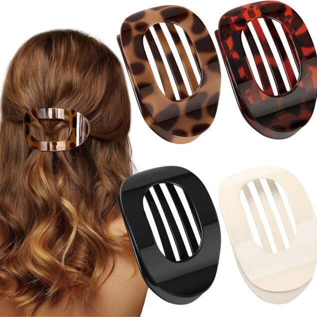 Pince à cheveux femme : élégance et maintien optimal avec nos 4 pinces au design courbé
