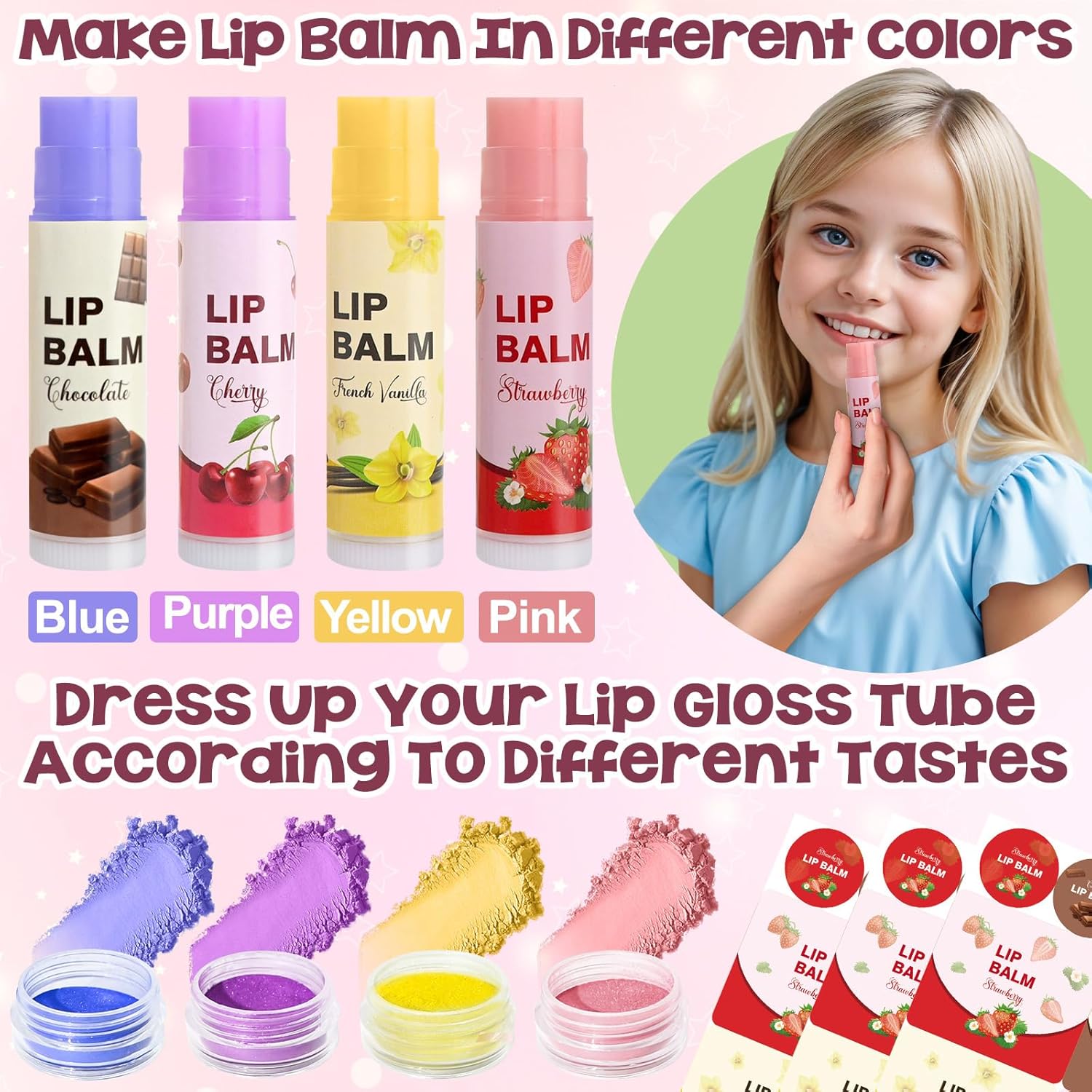 Kit de fabrication de gloss : une expérience créative pour les filles passionnées de maquillage – Image 4